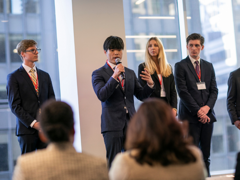 Students compete in the Cornell Real Estate Competition