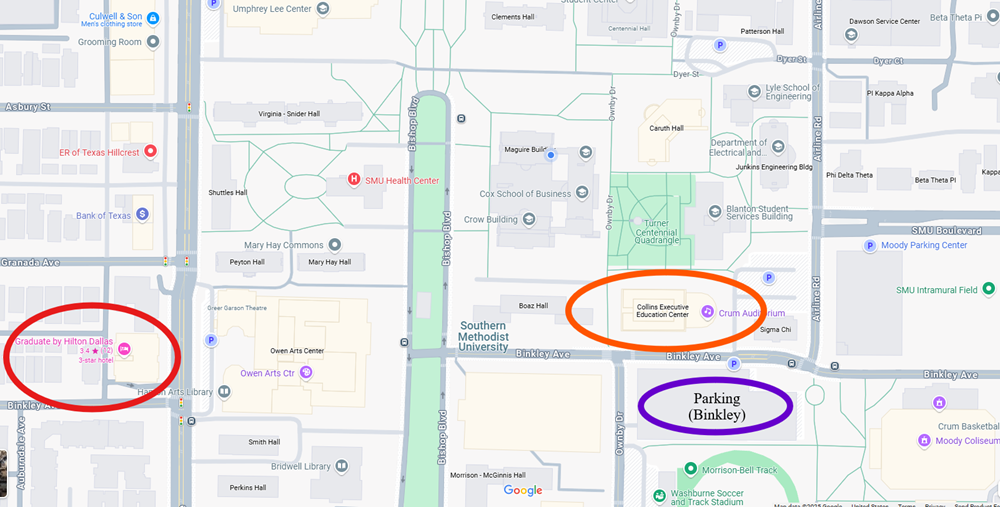 Ideal parking for conference participants