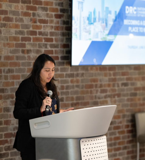 Photo of speaker from DRC