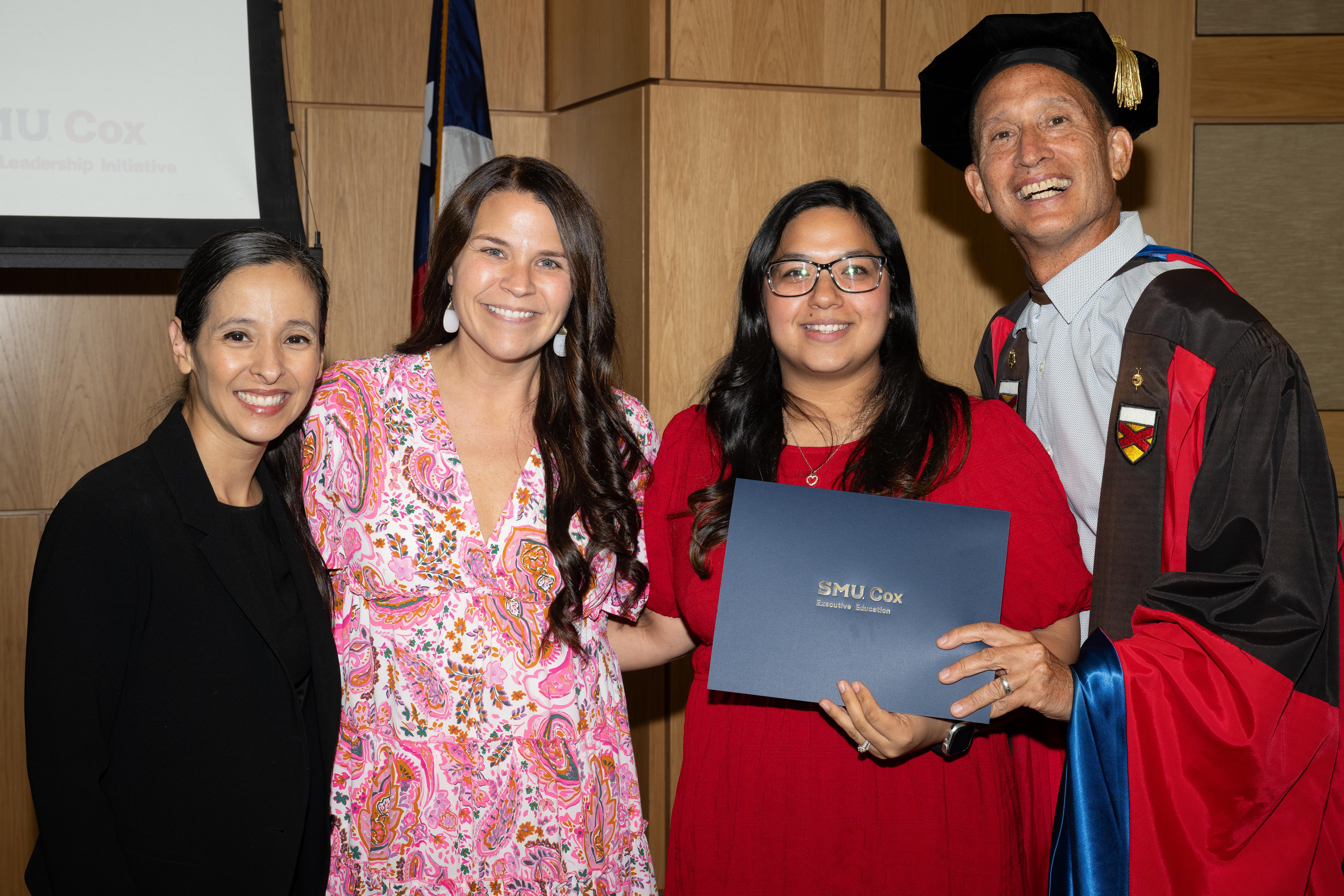 Graduates with Ana and Jose