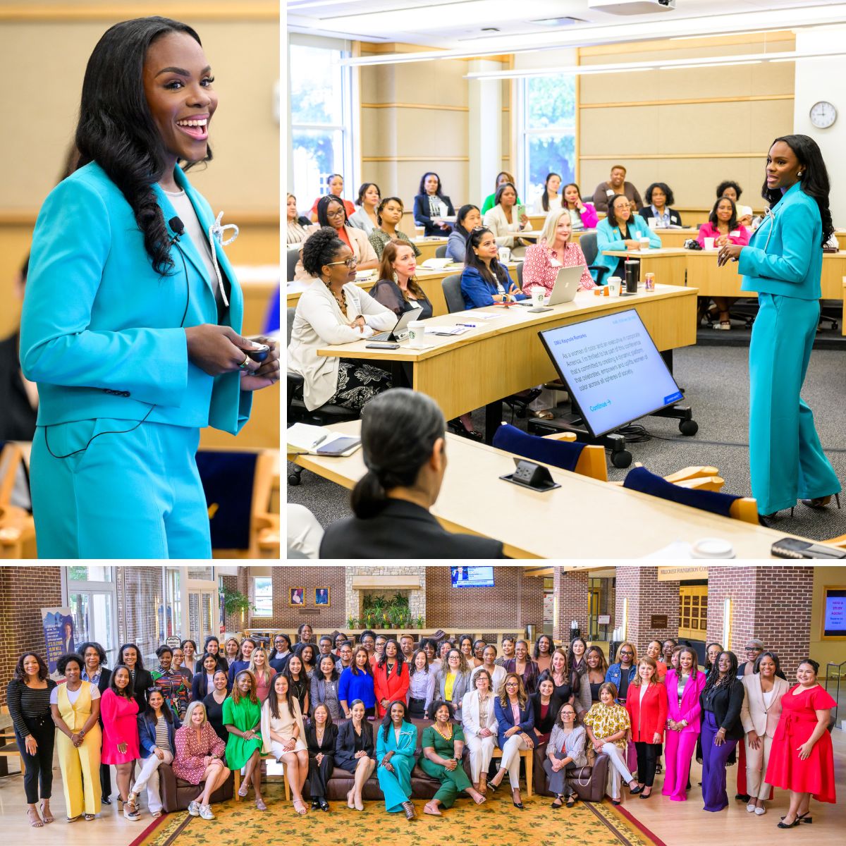 Ashlee Davidson at women of color symposium