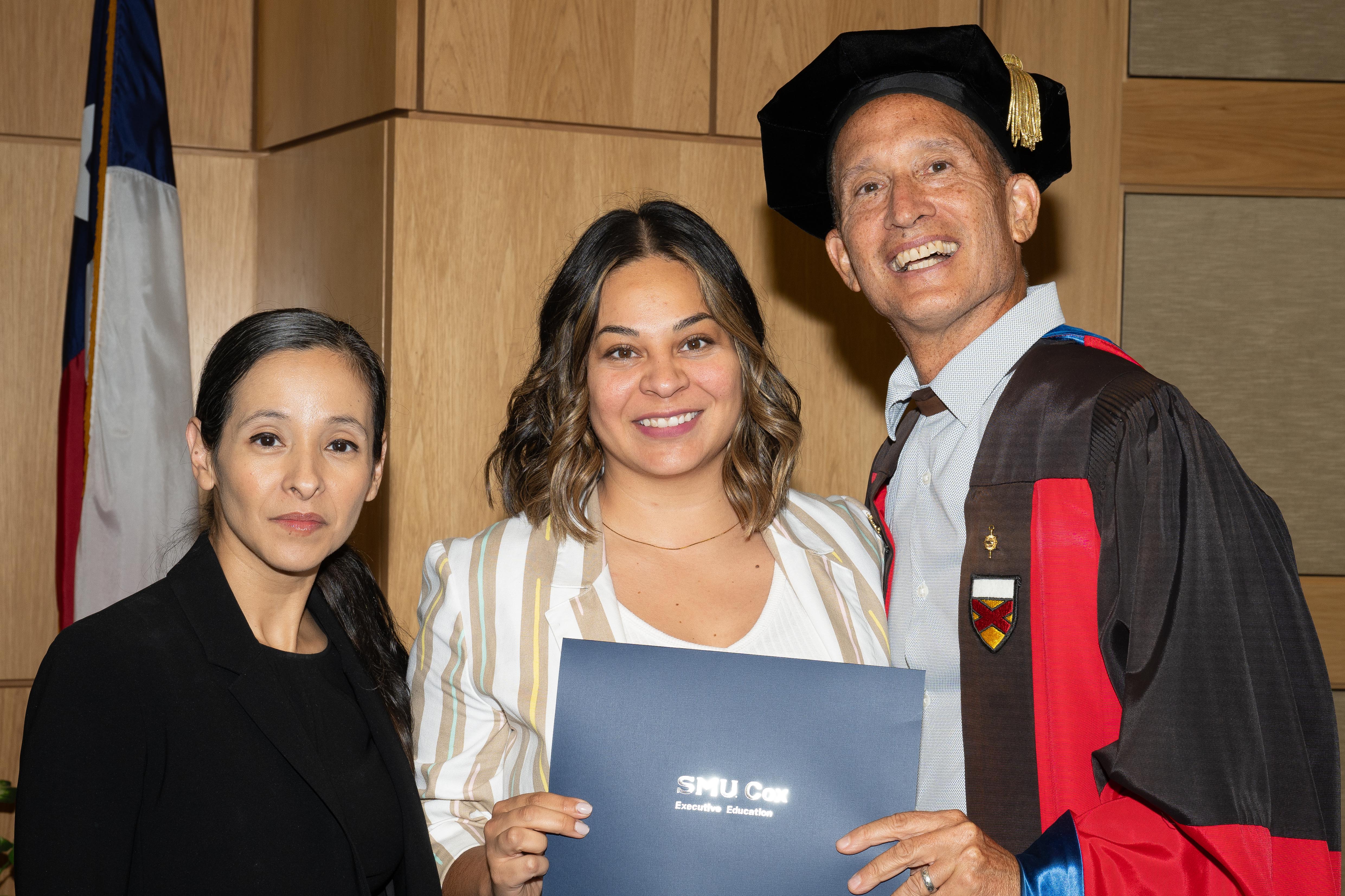 Graduation with instructor