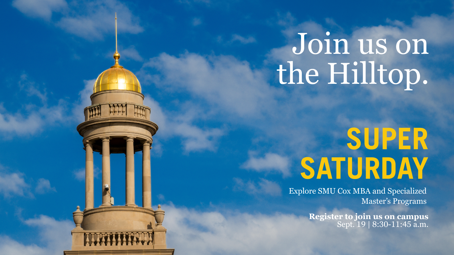 banner image of top of Fincher hall