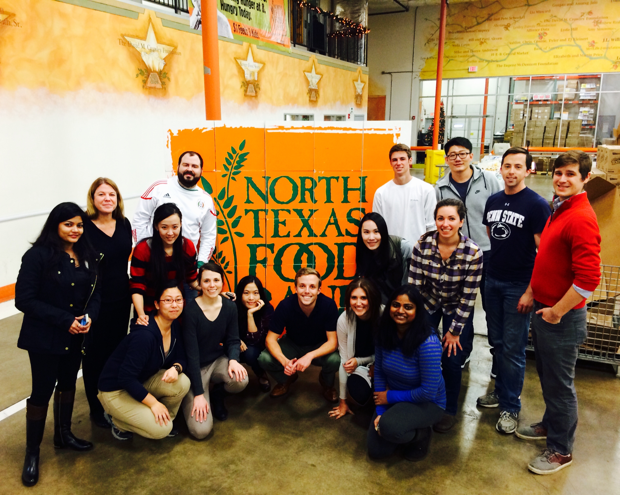 MSBA Class 2015 at Food Bank