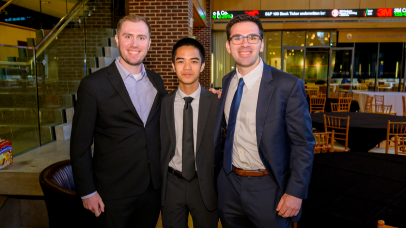 Students at Bridwell event