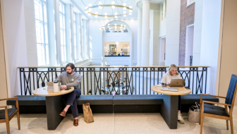 students studying at Cox School