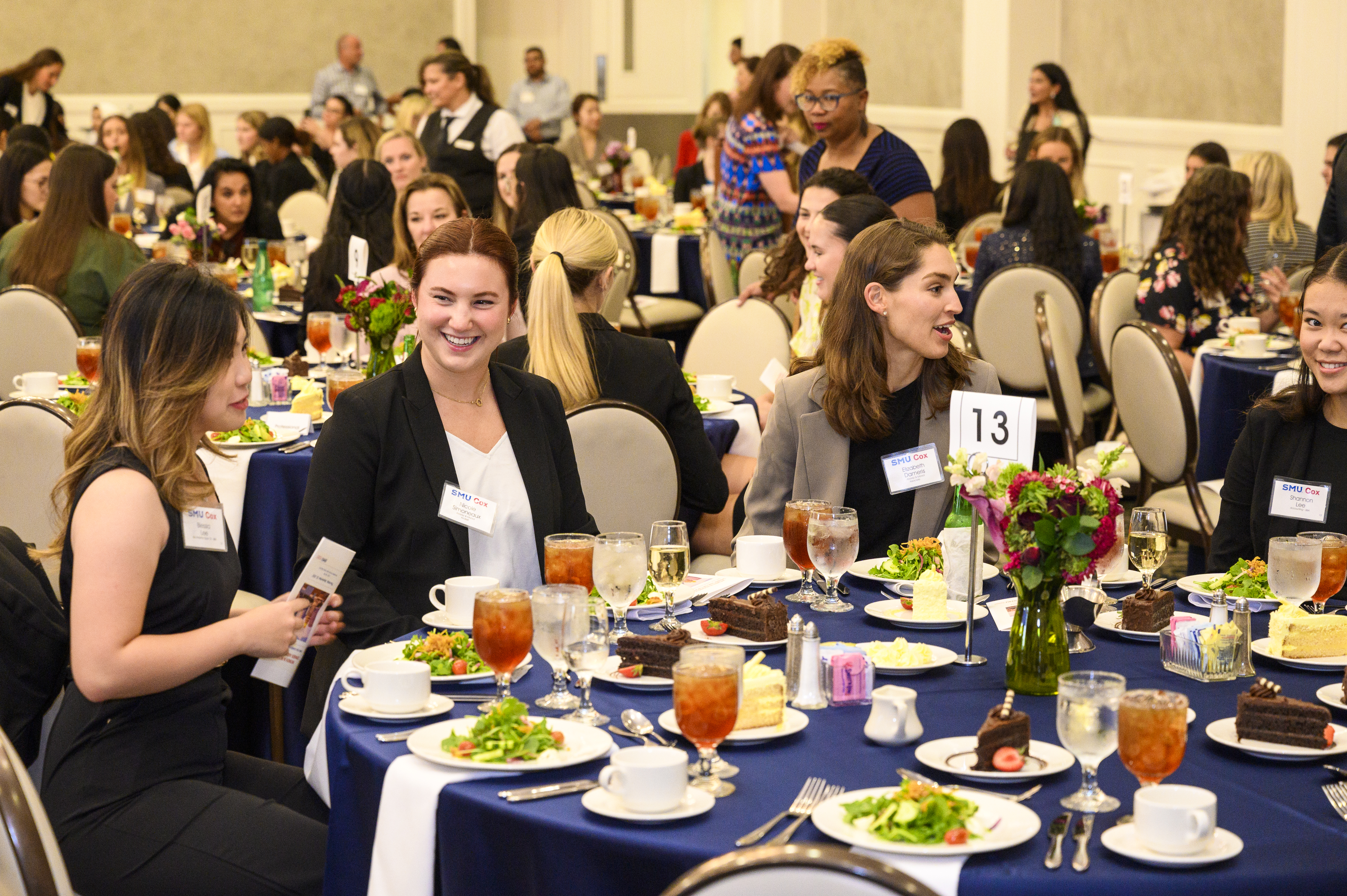 photo of mba students at luncheon