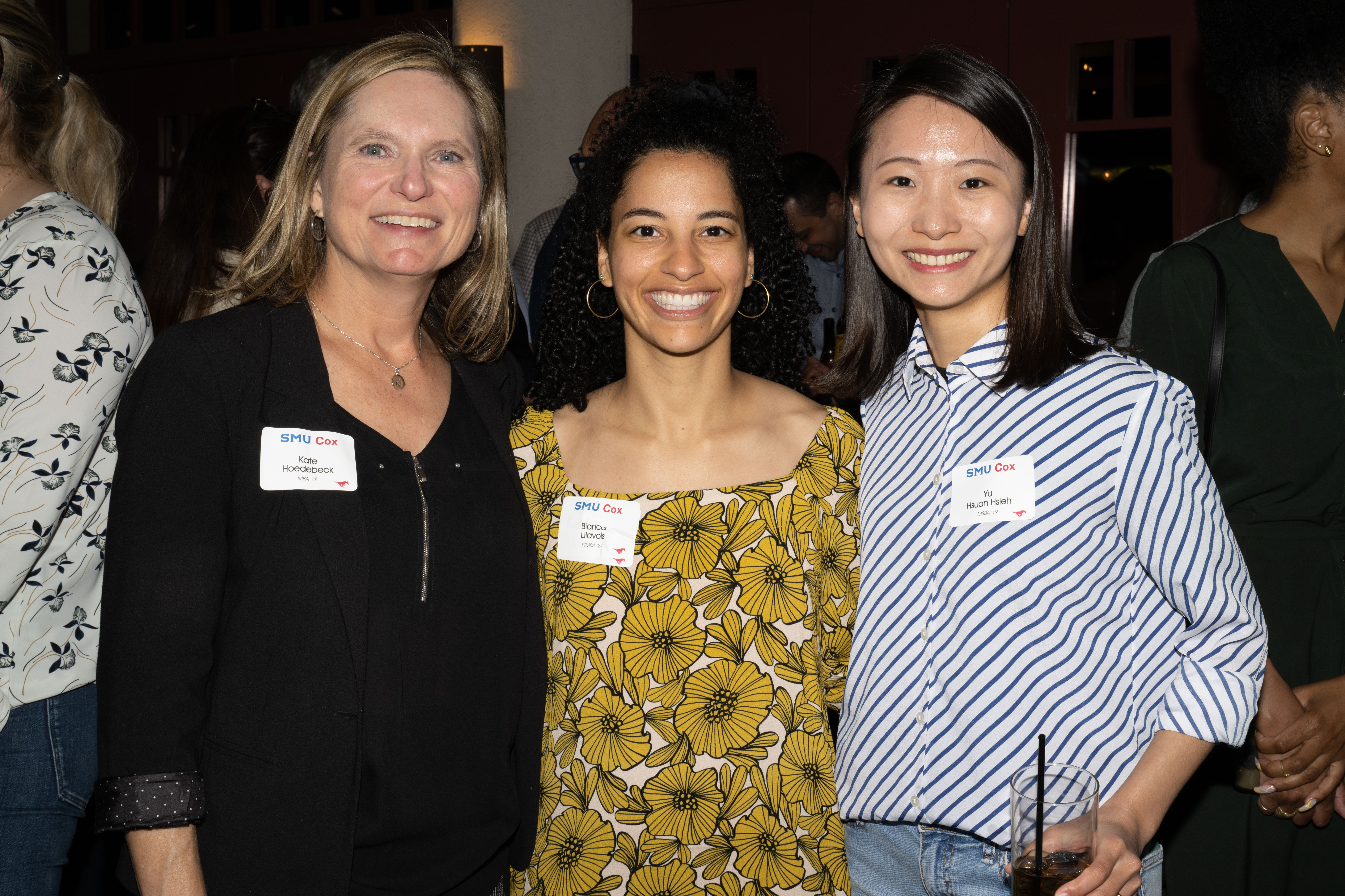 photo of alumni with Kate Hoedebeck