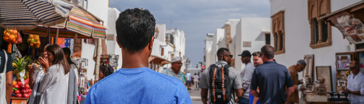 Student on Morocco immersion trip