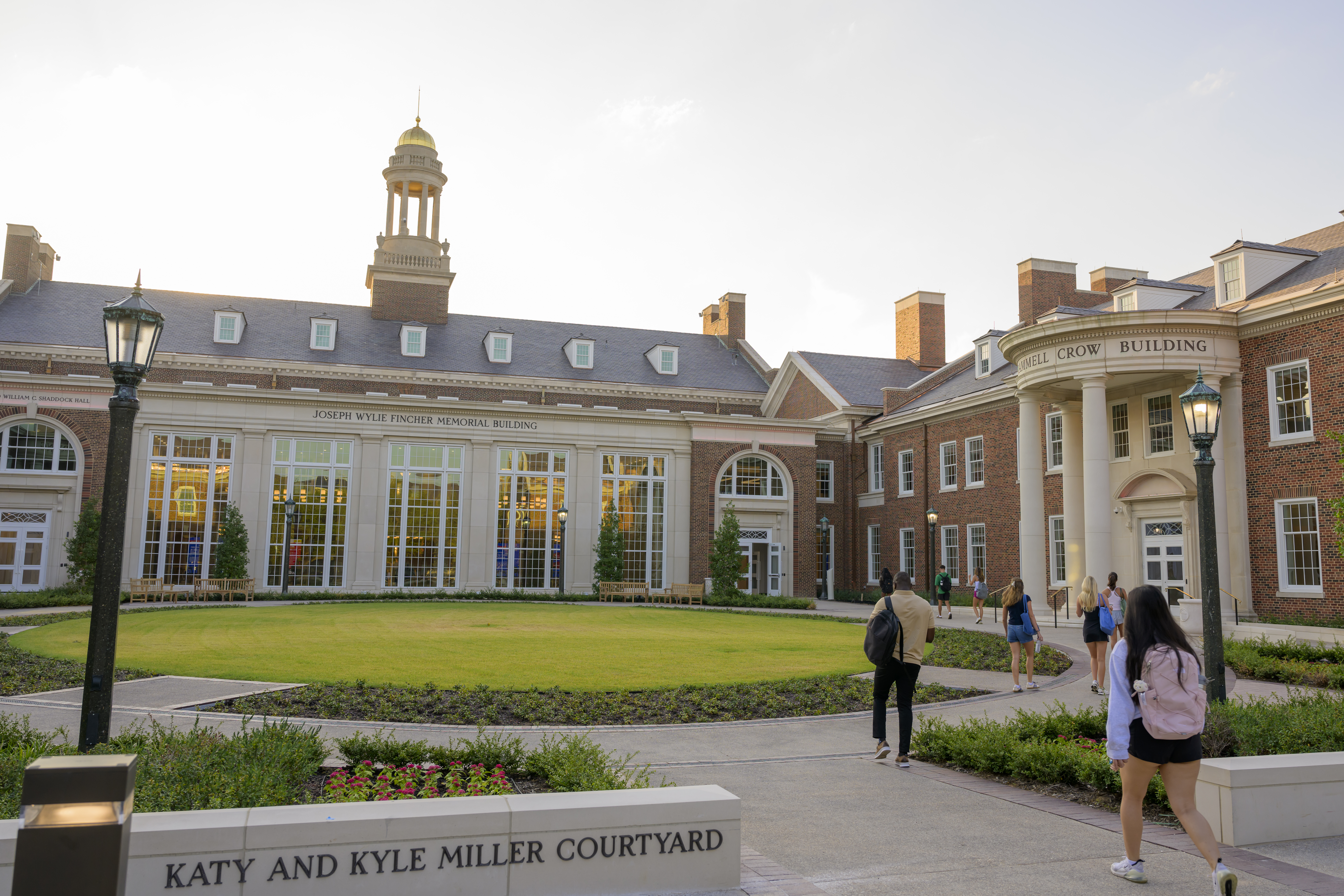 photo of the Cox courtyard