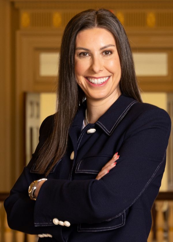Professional headshot of provost and executive vice president Rachel Davis Mersey
