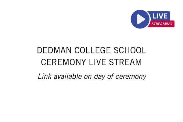 White square sign for live stream