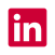 Social media icon for LinkedIn in SMU red