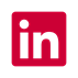 Social media icon for LinkedIn in SMU red