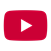 Social media icon for YouTube in SMU red