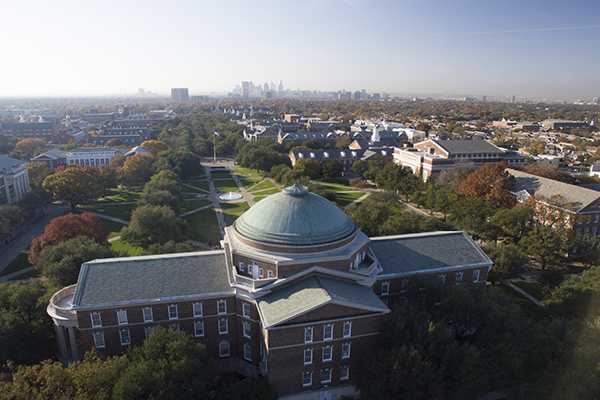 Aerial Photograph of SMU Cmapus.