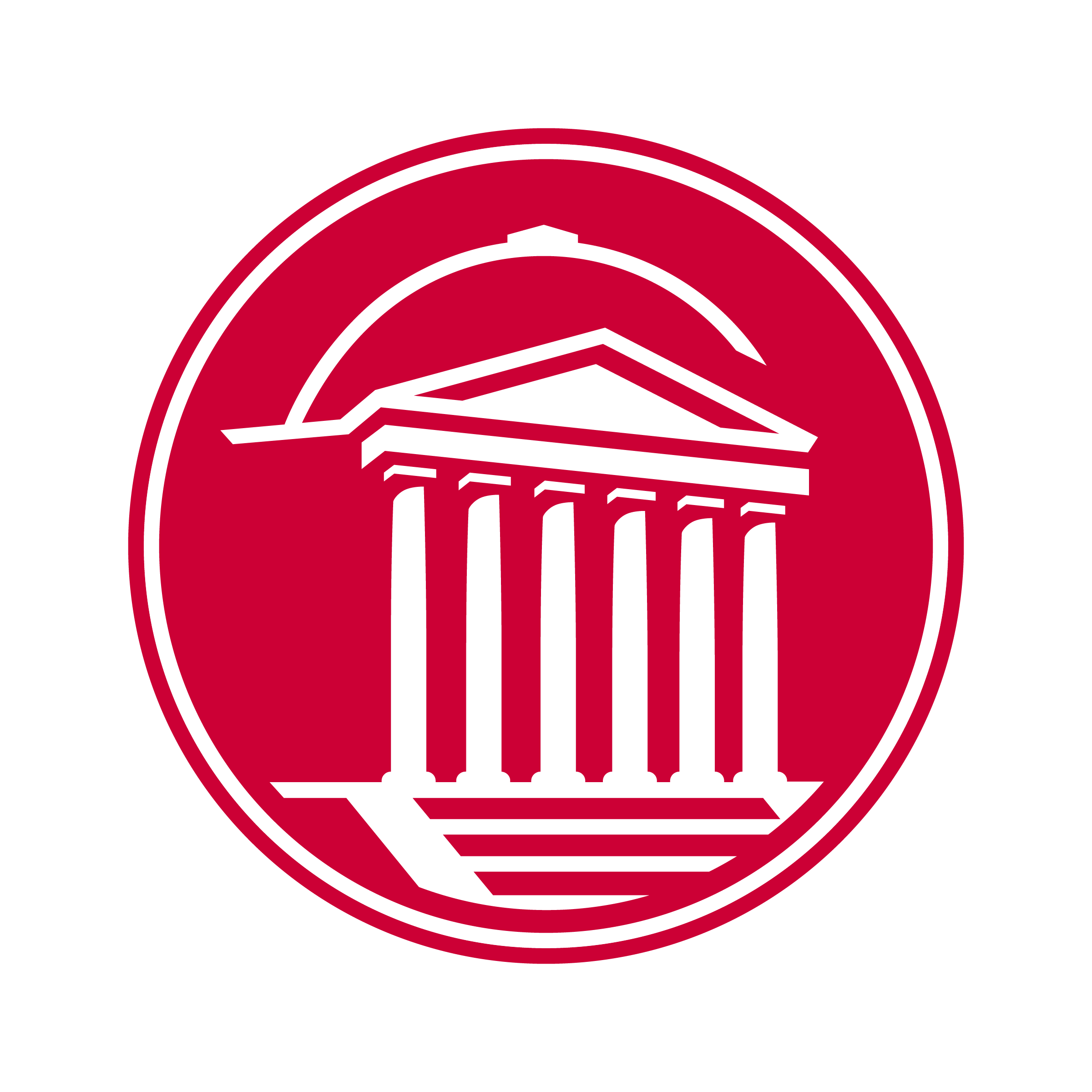 Dallas Hall Icon with outline