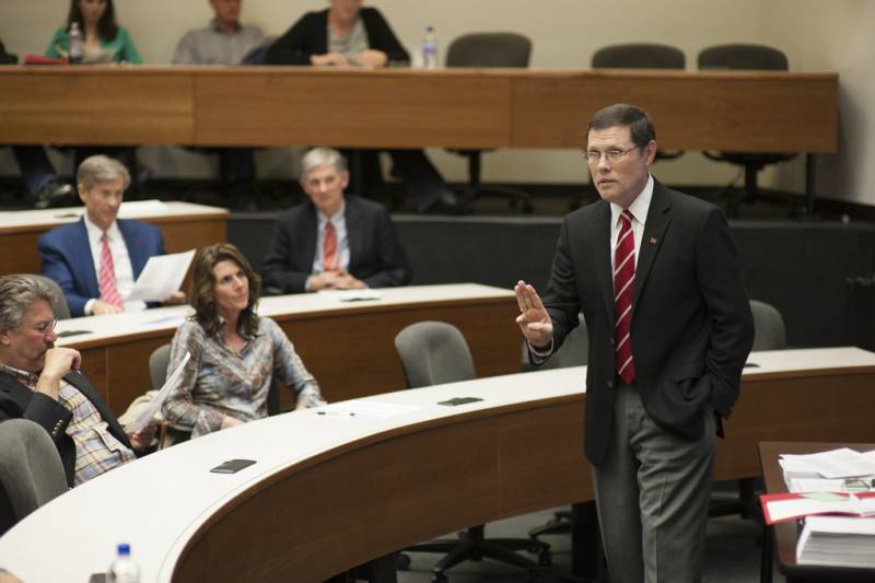 faculty teaching in class