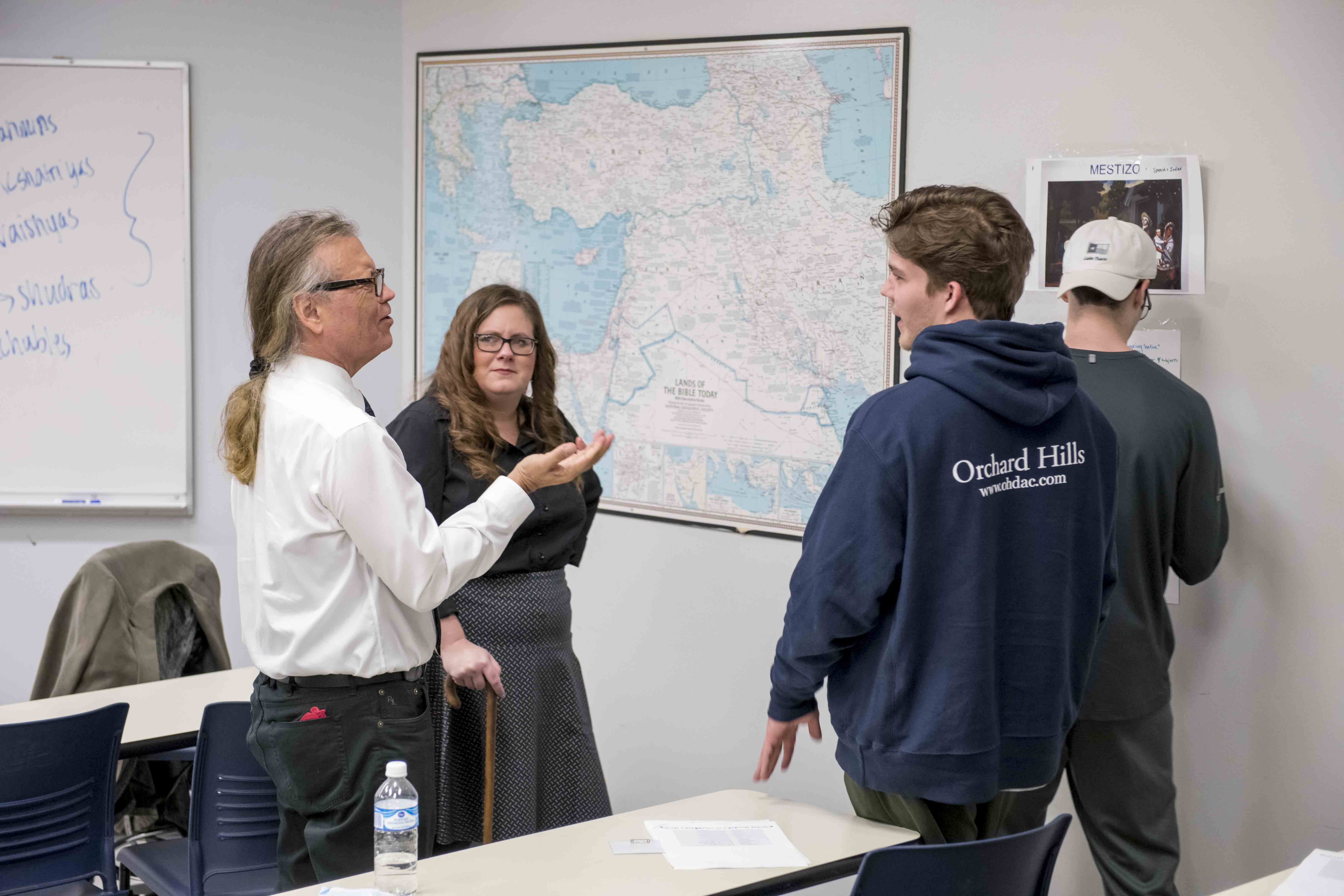 Faculty teaching class