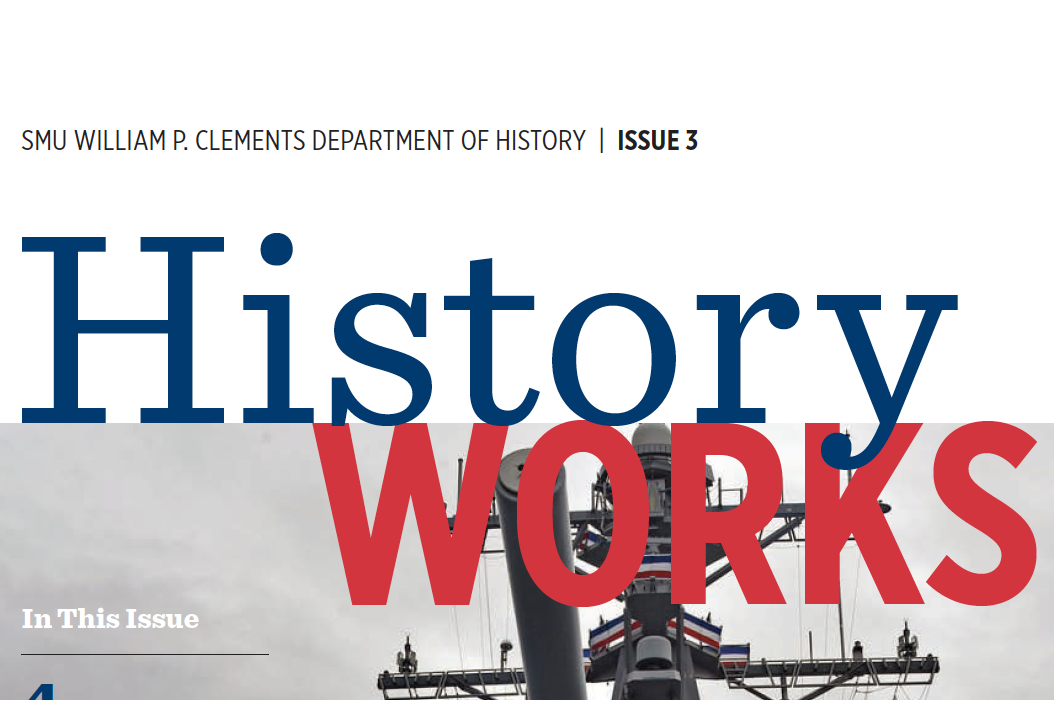 History Department Newsletter Cover