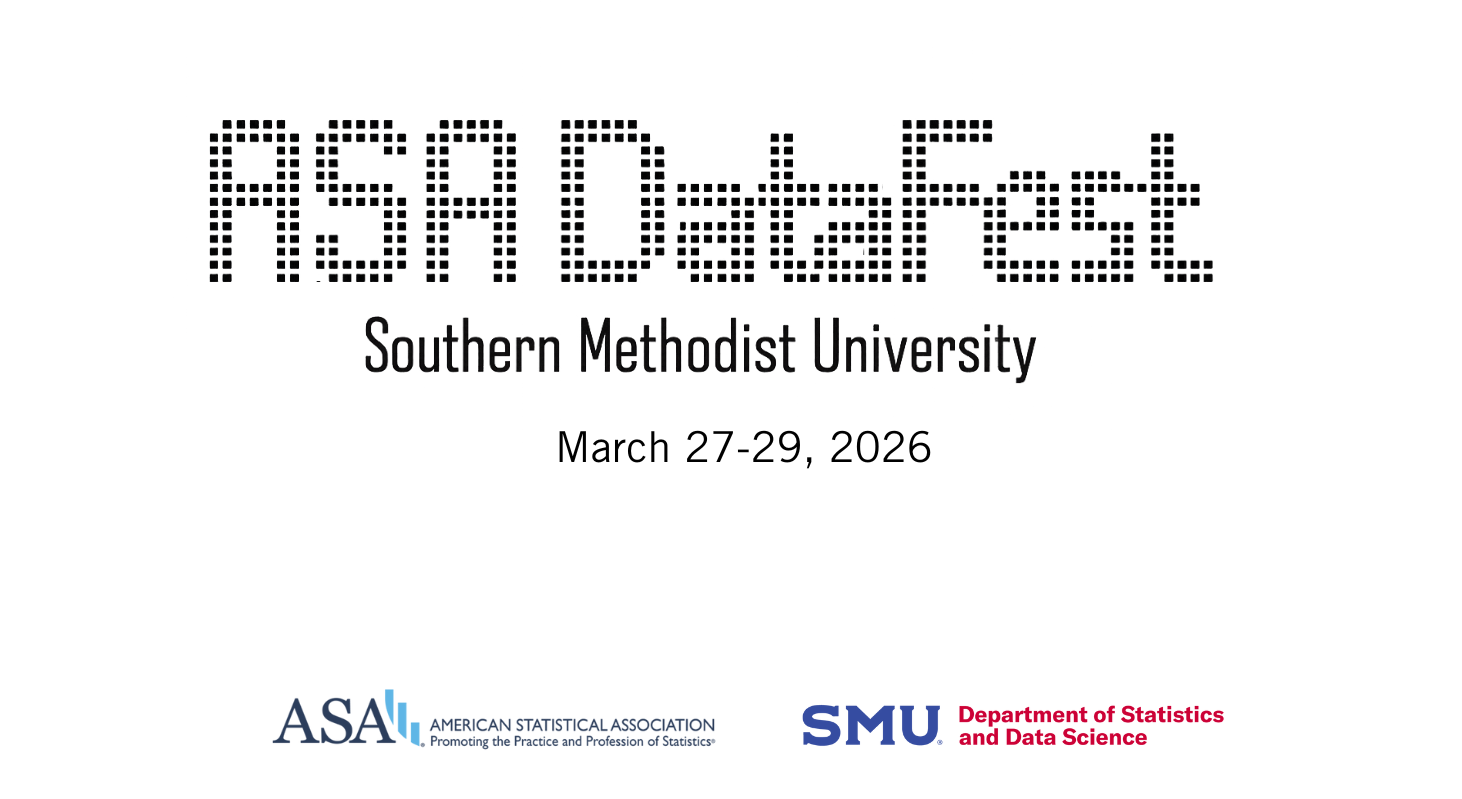 Image that says ASA DataFest