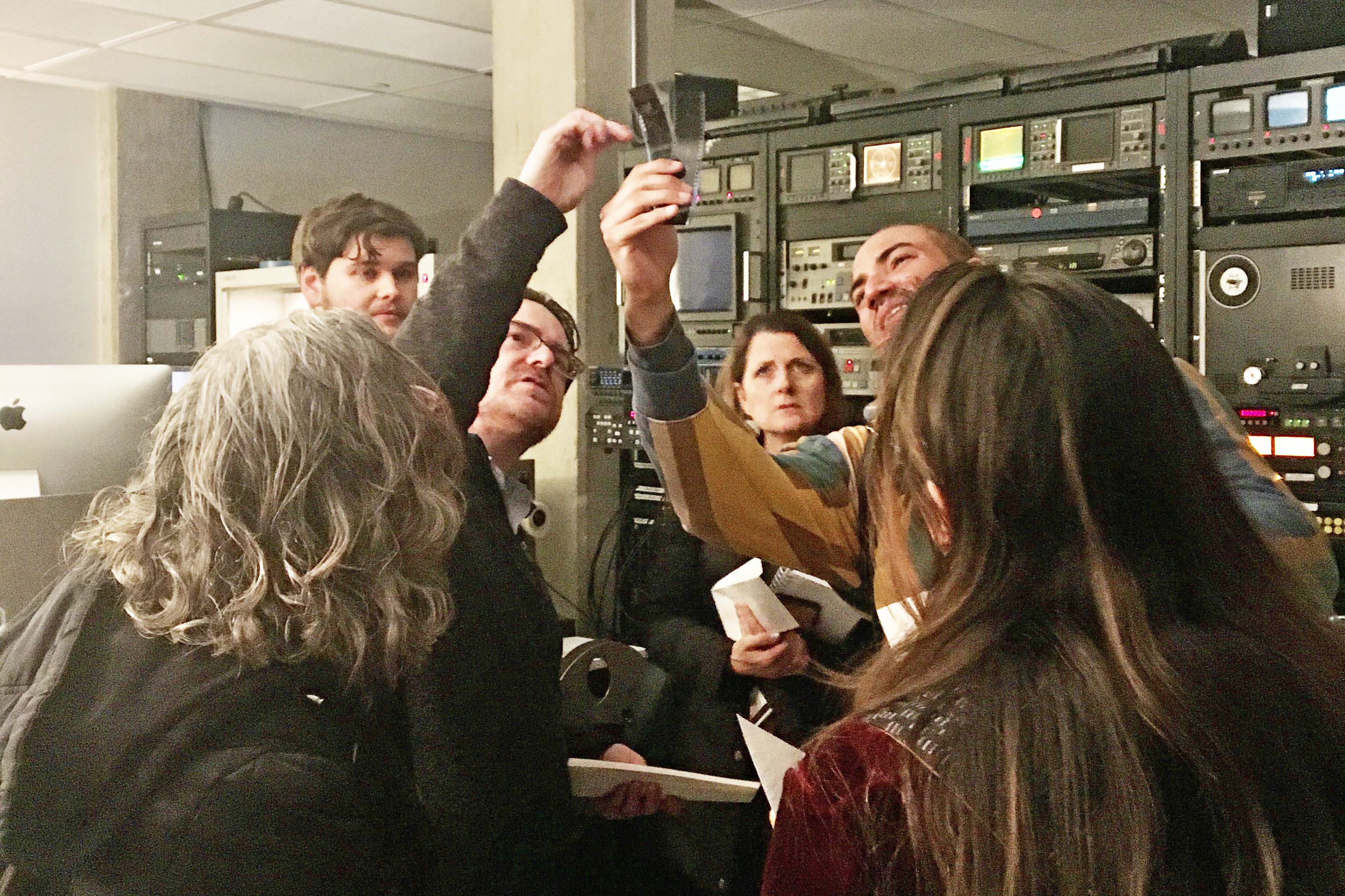 student group in cooking class