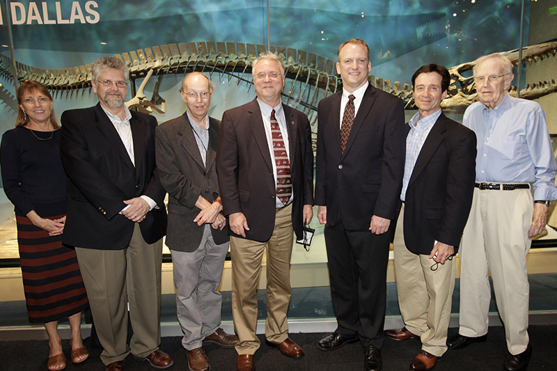 group of people at Perot Museum