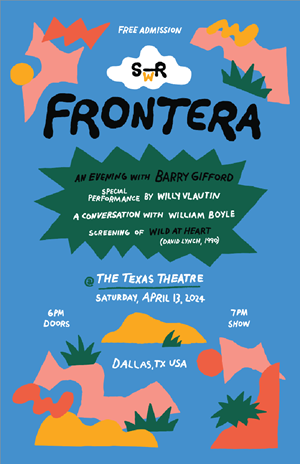 Southwest Review Poster Blue