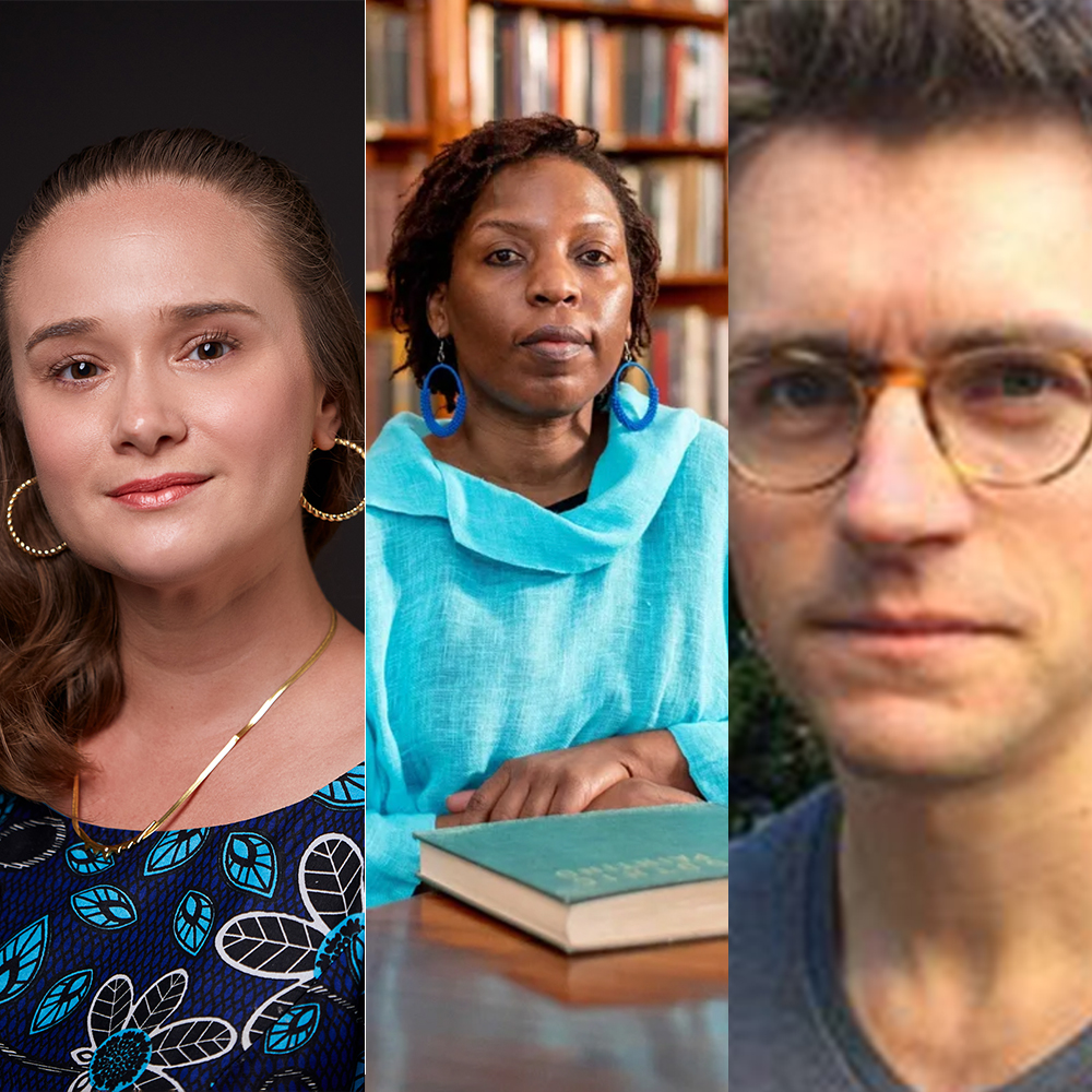 Jeanne-Marie Jackson with Siphiwe Gloria Ndlovu and David James