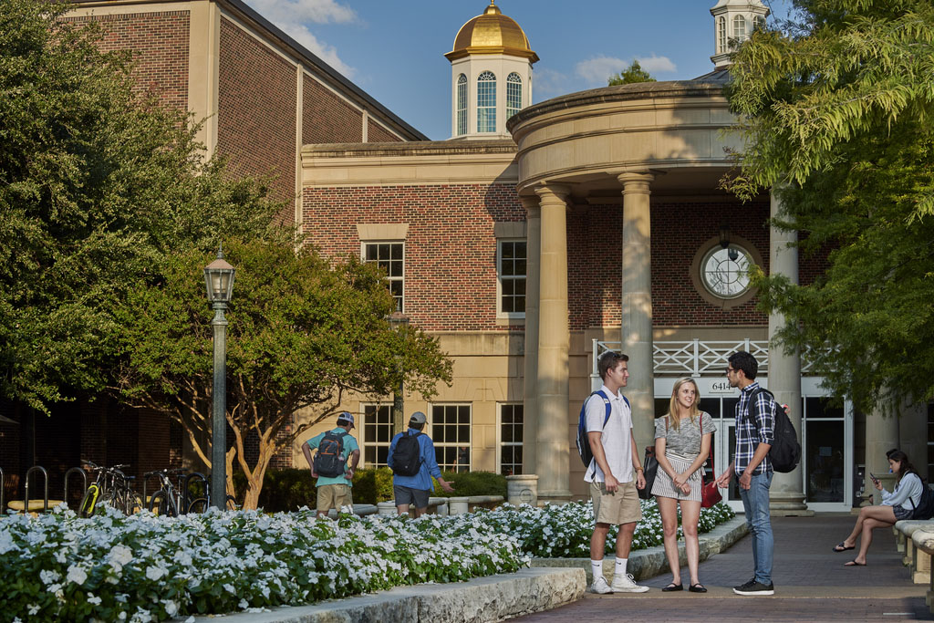 library with students