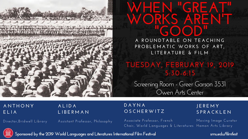 When Great Works Aren't Good poster