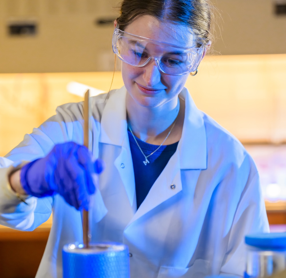 Meredith Hughes earned her chemistry degree at SMU and says faculty mentorship was the key to her success.