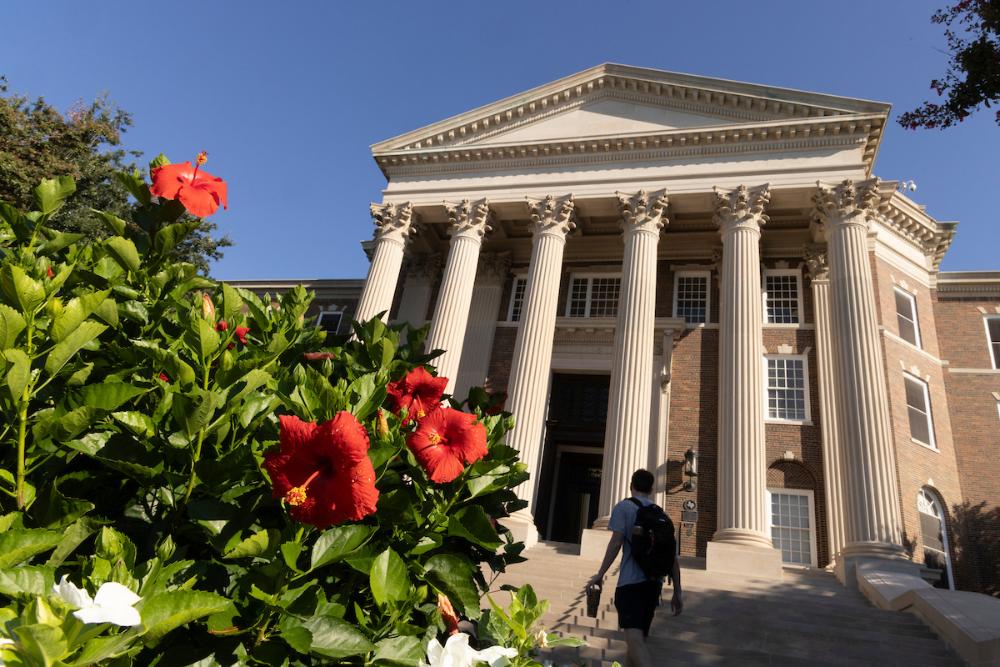 Dallas Hall is a historic building on the SMU campus and is home to the B.S. in Statistical Science program.