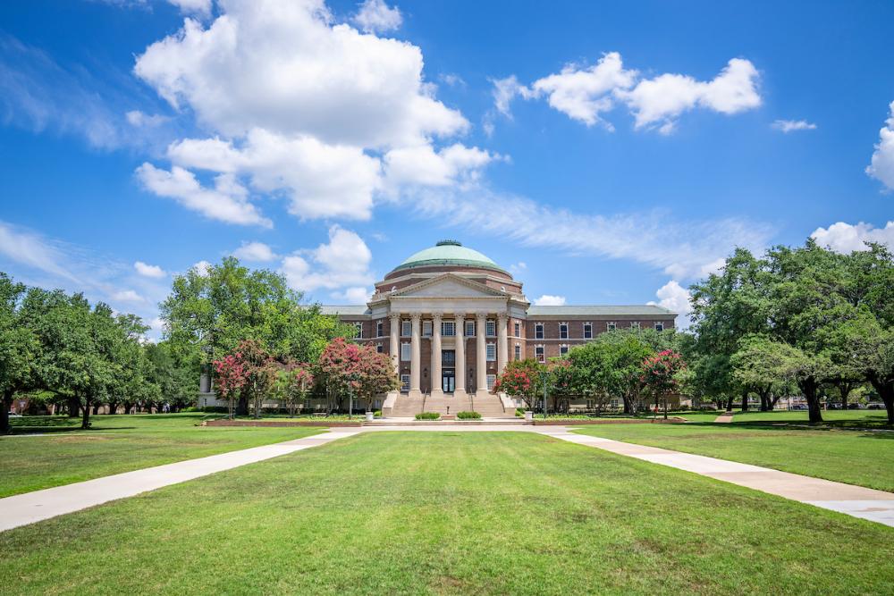 Dallas Hall, home to the M.S. in Data Science and Applied Statistics, is the oldest building on SMU campus.
