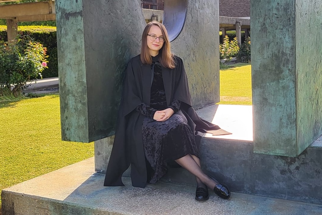 Amy Hermann earned her physics degree from SMU while working as an undergraduate researcher.