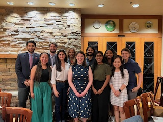 Schweitzer fellows class of 2023-2024 pose for a group photo