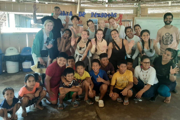 Human Rights students on a global immersion trip.