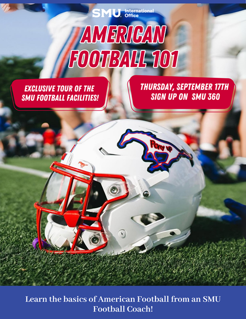 Flyer promoting American Football 101