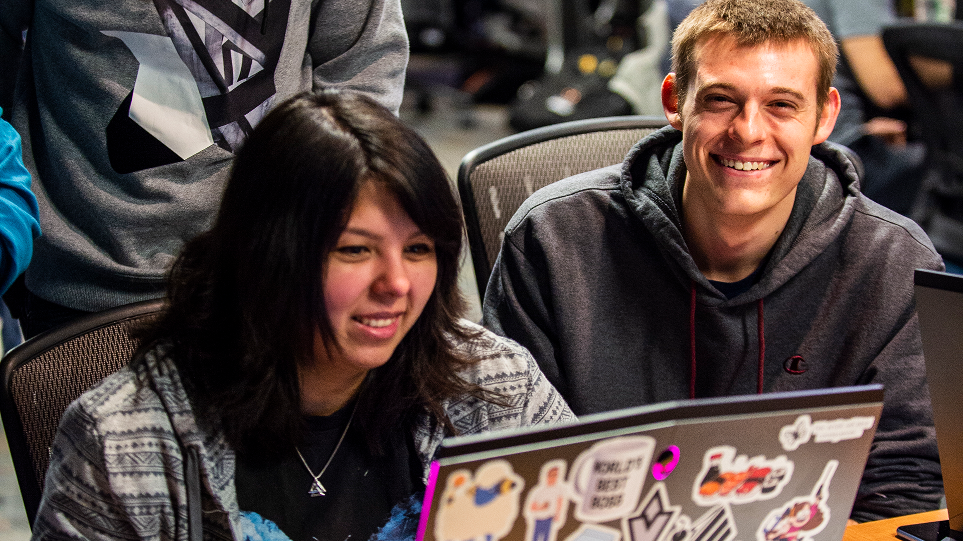 Photo of SMU Guildhall students in class