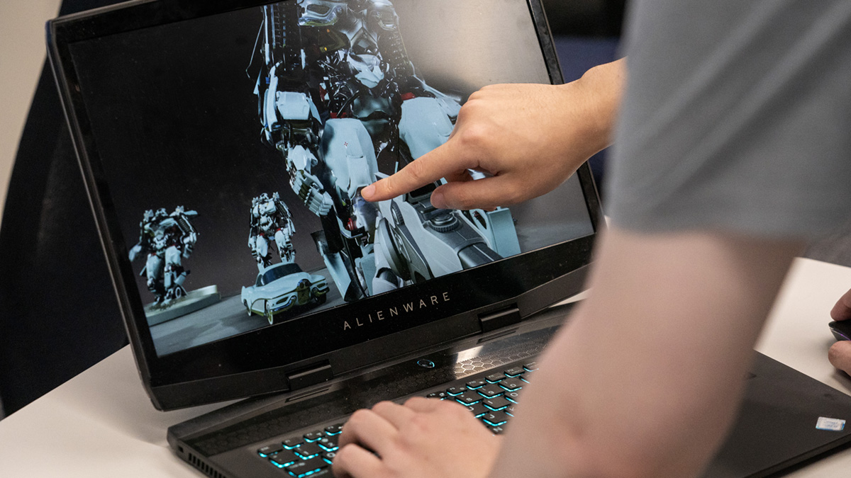 Photo of SMU Guildhall student in class