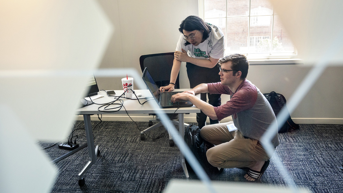 Photo of SMU Guildhall students in class