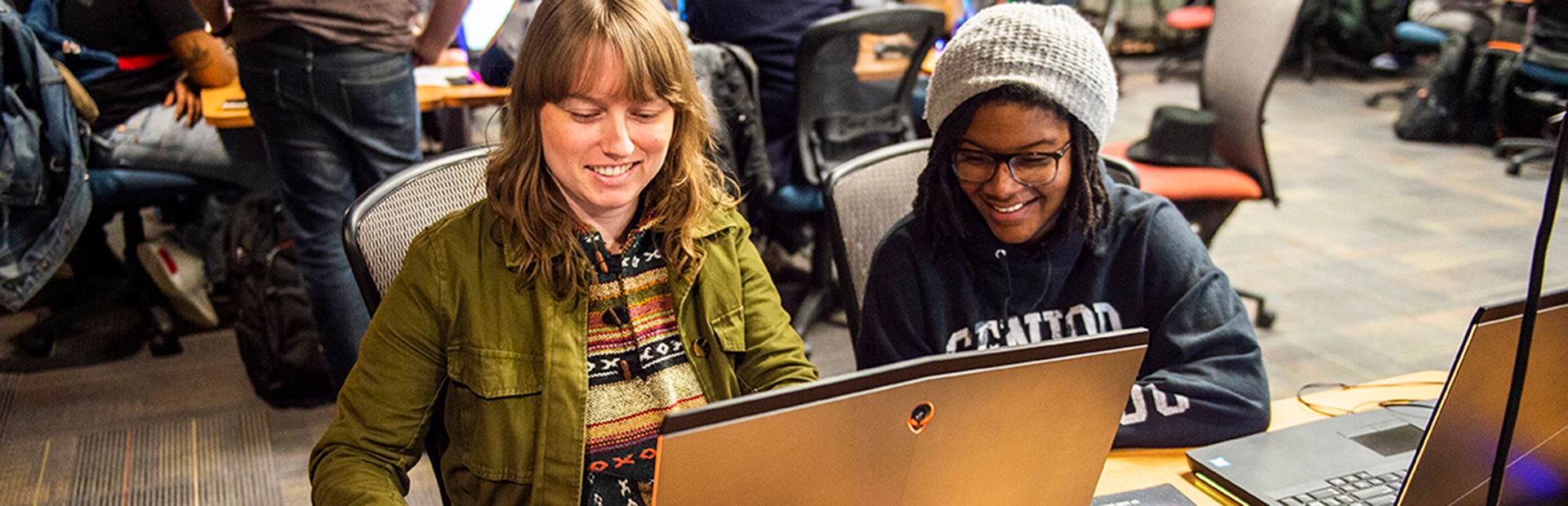 SMU Guildhall students in class