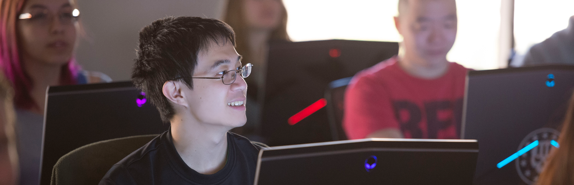 SMU Guildhall students in class