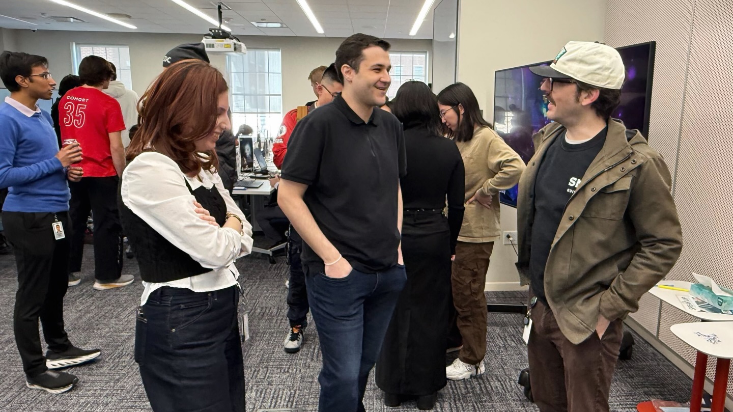 Industry networking at SMU Guildhall 2025 Fall Expo