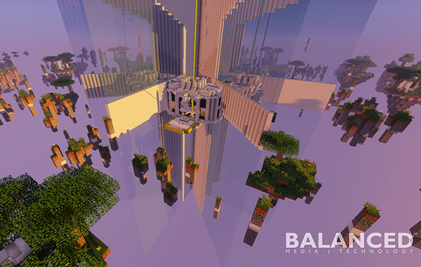 A screenshot of the Minecraft research project for cancer