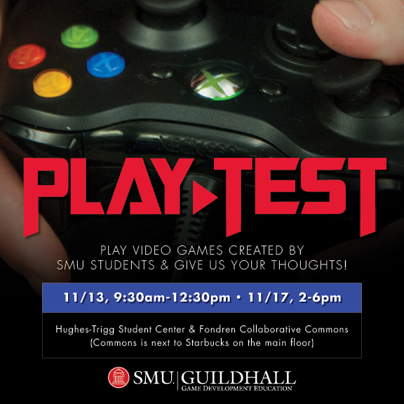 SMU Guildhall Student Game Playtests