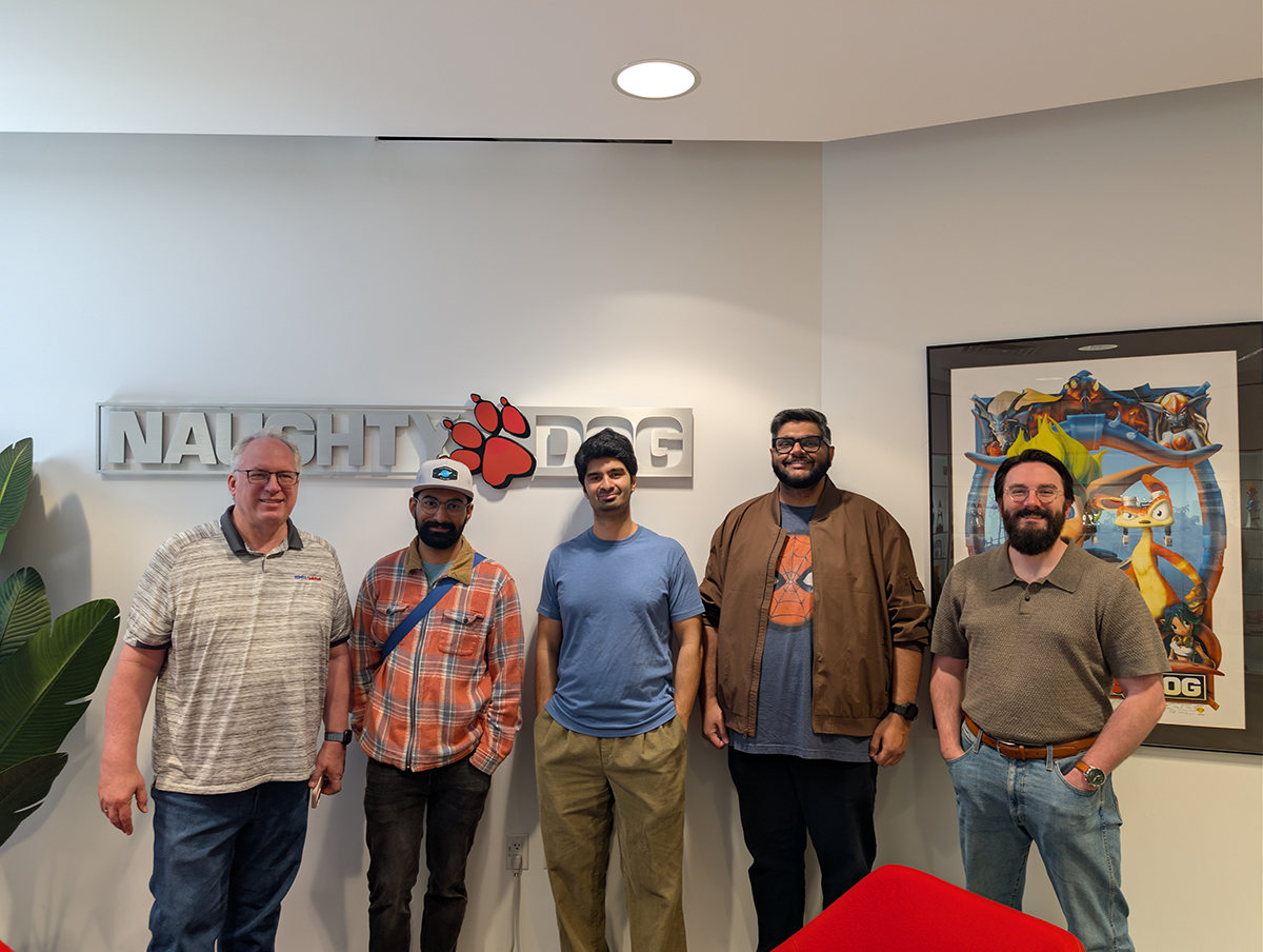 SMU Guildhall studio visit to Naughty Dog