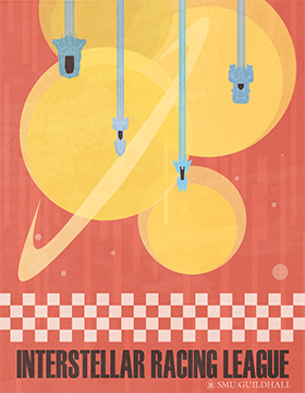 SMU Guildhall 3D game Interstellar Racing League