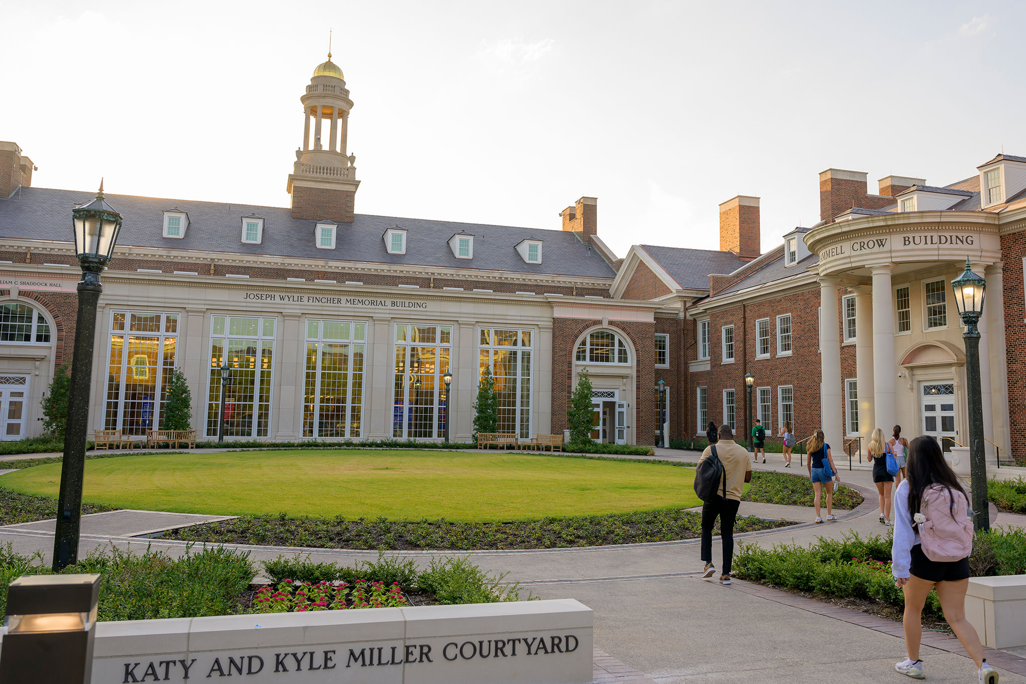 Katy and Kyle Miller courtyard