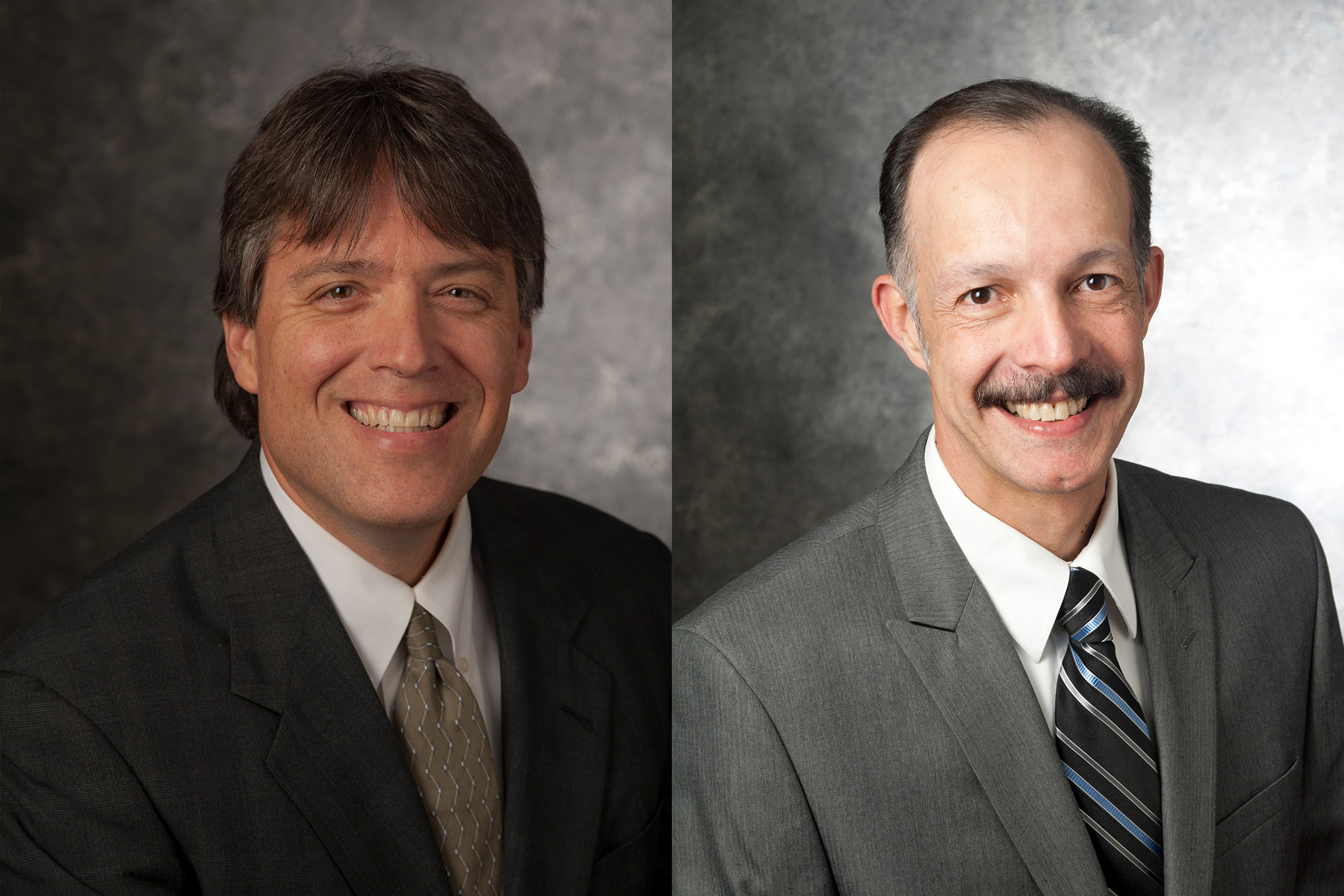 Interim deans Hugo Magallanes and Nathan Balke